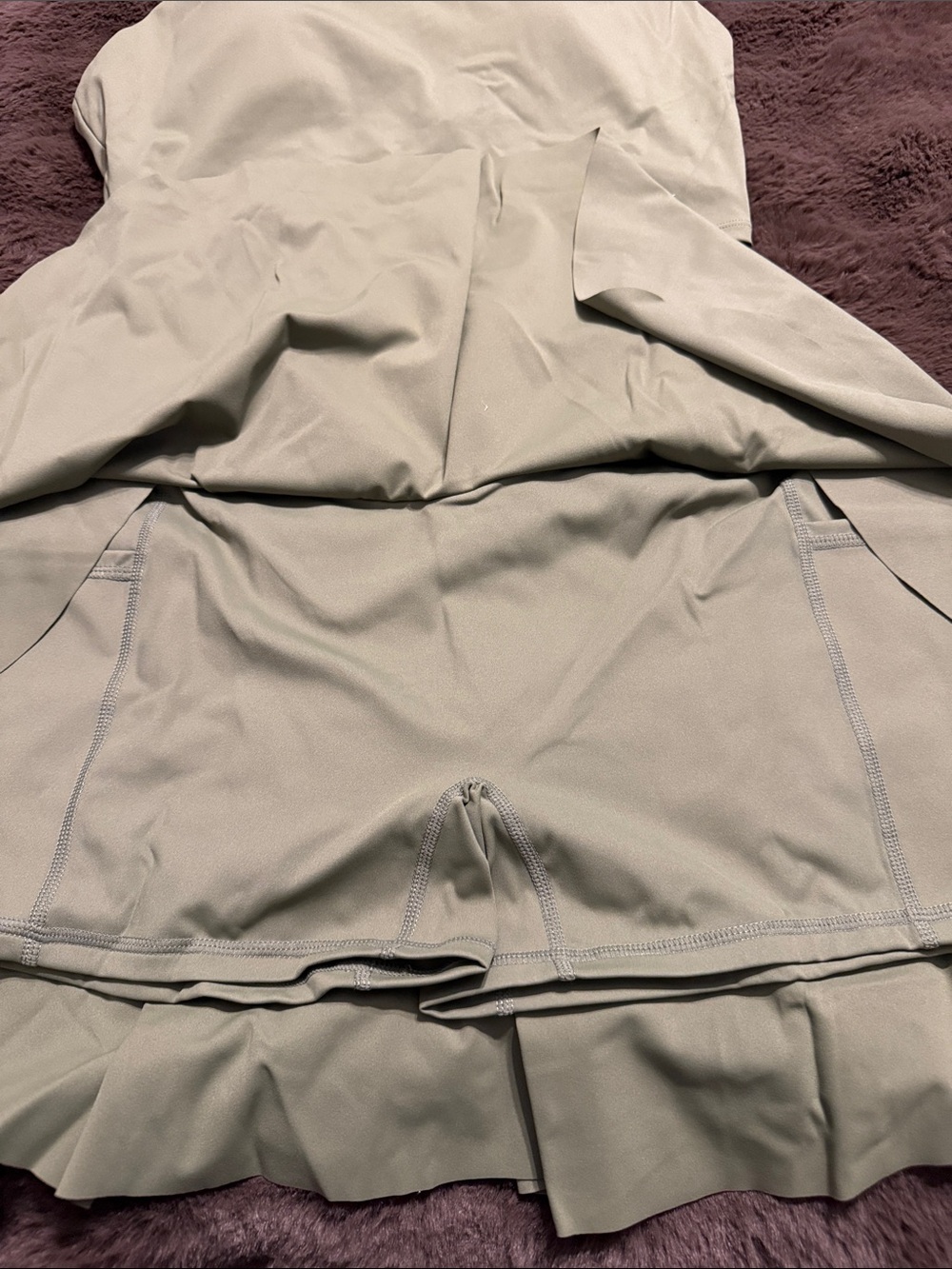 HALARA Sage Green Active Skirt & Crop Top Set - Picture 5 of 8